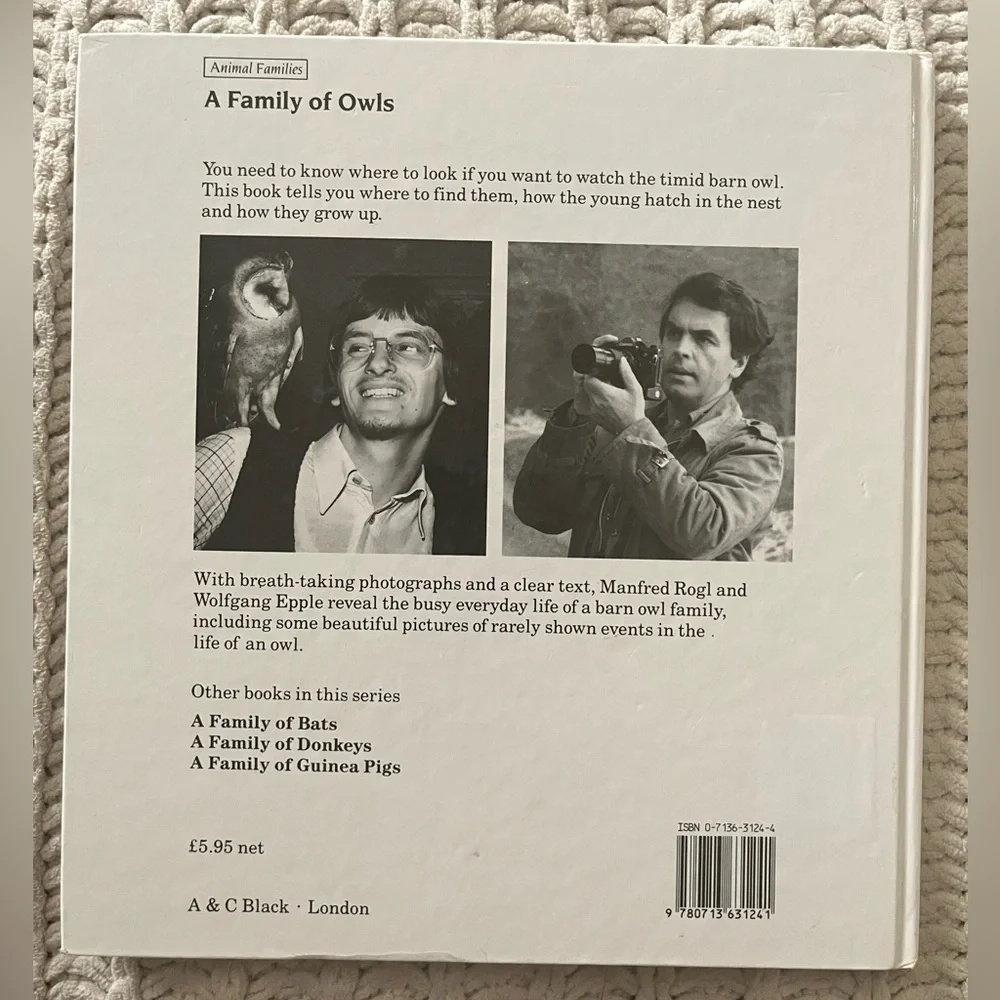 🦉”A Family of Owls” Vintage Children’s Picture Book with Color Photographs🦉 - Picture 14 of 15